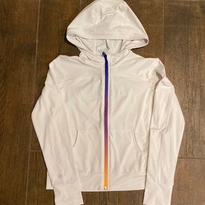 Lightweight white Athleta jacket